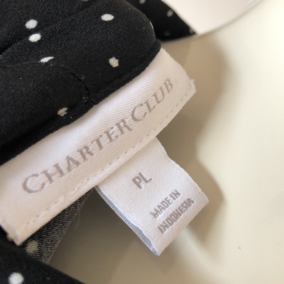 Charter Club- 3/4 Sleeve Blouse - Picture 9 of 10